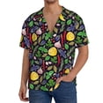 thumbnail image 1 of Honeii Herbs And Spices for Men's Short-Sleeved Button-Up Collared Shirt Featuring A Pocket, Perfect for Beach Vacations, And Travel Adventures.-XX-Large, 1 of 5