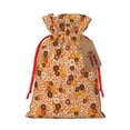 thumbnail image 1 of Honeii Hippie Ditsy Floral Print Small Burlap Bags,Christmas Drawstring Treat Bags Gift Bags Reusable Candy Goodie Wrapping Bags for Holiday Party Favors Supplies -Small, 1 of 9