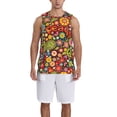 thumbnail image 1 of Honeii Hippie Peace Love print basktball shirt for men and women, Unisex basketball jersey for Theme party-Large, 1 of 6