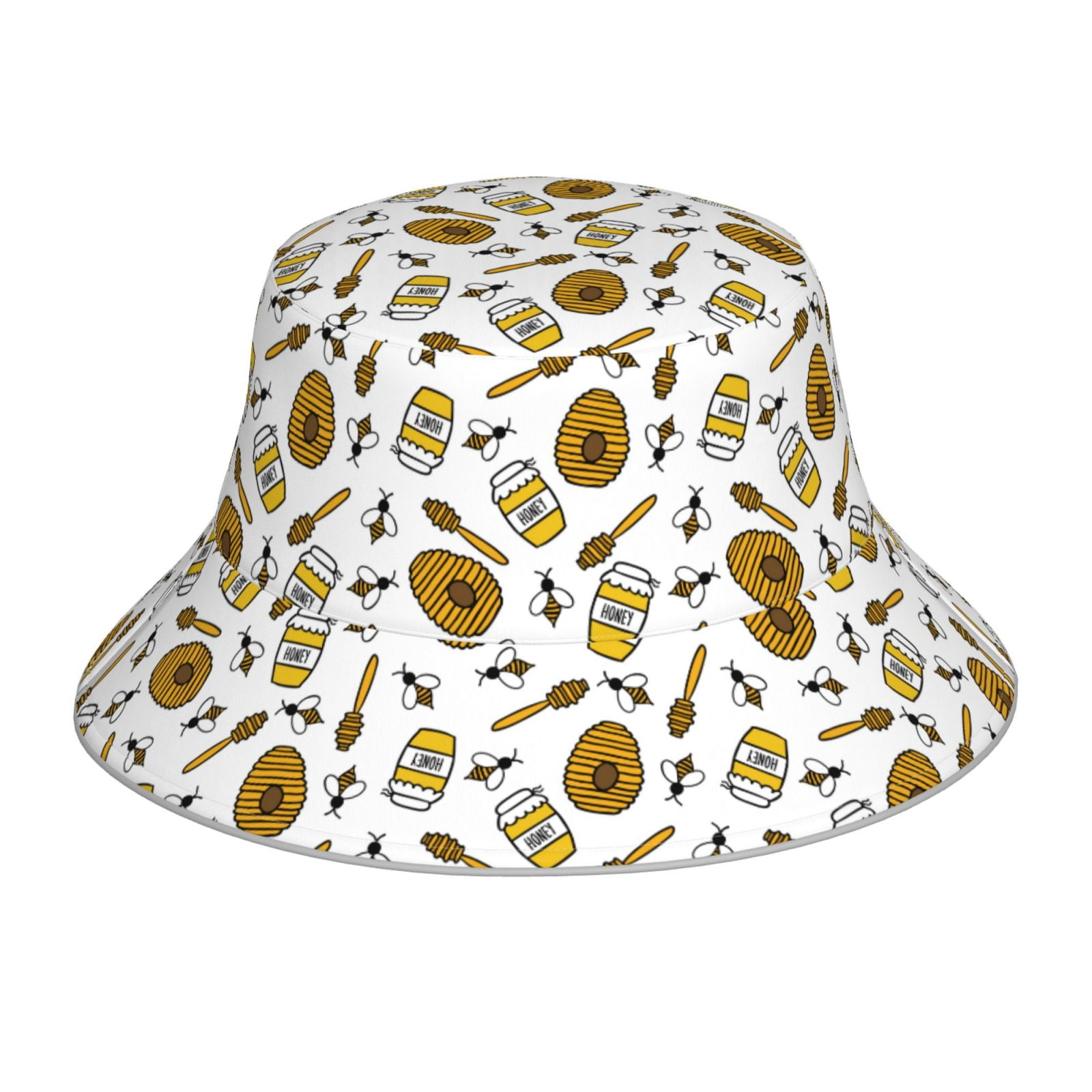 Honeii Honey for Unisex Bucket Hat Waterproof Rain Hat Reversible Shiny ...