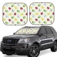 thumbnail image 1 of Honeii Insects Print Foldable Car Sun Shade for Windshield, 2-Piece UV Protection Shade, Protects Car Interior, Ideal for Cars, Trucks, SUVs-Medium, 1 of 6