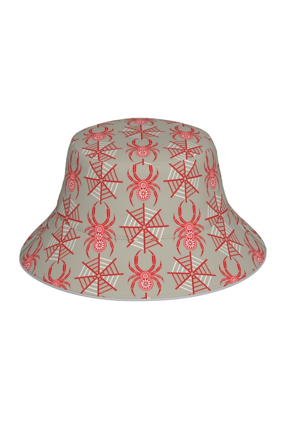 Insects Spiders for Unisex Bucket Hat Waterproof Rain Hat Reversible Shiny Rave Bucket Hat for Concert Festival Boonie Cap