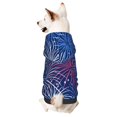 thumbnail image 1 of Honeii Ireworks In The Night Sky Print Small Dog Hoodies Pet Hooded Sweatshirts Fall Winter Puppy Cat Sweaters Warm Clothes for Small Dogs Outfits Costume-Small, 1 of 7