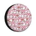 thumbnail image 1 of Honeii Kawaii Pig Print Tire Covers, Waterproof Anti-UV Sun Snow Rain Tire Covers for Trailers, RV, Camper, SUV, Truck-16 inch, 1 of 6
