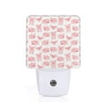 thumbnail image 1 of Honeii Kawaii Pigs Print LED Night Light with Light Sensor, Night Lights Plug Into Wall,Ideal for Bedrooms and Hallways-US, 1 of 7
