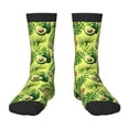 thumbnail image 1 of Honeii Kiwi and Avocado Print Children's Colorful Socks,Unisex Kids and Toddlers' Cushioned Sock,Kids Athletic Crew Socks,for Everyday Wear and Sports, 1 of 5