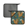 thumbnail image 1 of Honeii Knitted Woodland Squirrel for Silicone Trivets for Hot Pots and Pans -Trivet Mat - Heat Resistant Silicone Trivet - Hot Plate Mats, 1 of 8