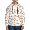 thumbnail image 1 of Honeii Labrador Retriever Dog Pattern Mens Hoodies Men's Loose Sleeve Sweatshirt,Pullover Hooded Sweatshirt for Men,Essentials Hoodie-3X-Large, 1 of 7