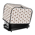 thumbnail image 1 of Honeii Labrador Retriever Dog Print 2 slice Toaster Cover, Two Slice Toaster Dust-proof Cover For Kitchen Small Appliance and Fingerprint Protection, 1 of 7