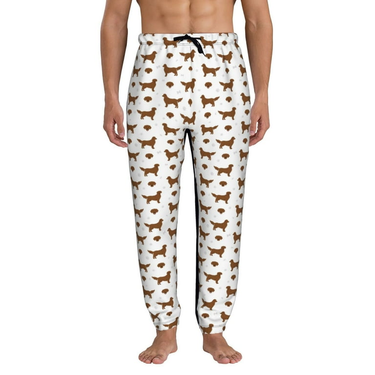 Dog print sweatpants cheap