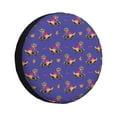 thumbnail image 1 of Honeii Labrador Retriever Dog Print Tire Covers, Waterproof Anti-UV Sun Snow Rain Tire Covers for Trailers, RV, Camper, SUV, Truck-15 inch, 1 of 6