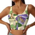 thumbnail image 1 of Honeii Labrador Retriever Dog patten Workout Crop Tank Top for Women Yoga Tank Tops Athletic Sports Shirts Exercise Undershirts,Sports Bra,Sports vest-Large, 1 of 8