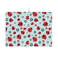thumbnail image 1 of Honeii Ladybugs And Flowers 1 Print Kitchen Drying Mat Coffee Bar Mat Hide Stain Coffee Maker Mat for Countertops Coffee Pot Dish Drying Mat, 1 of 7