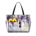 thumbnail image 1 of Honeii Lavender Blooms Window for Tote Bag with Adjustable Strap,Beach Bag, Waterproof Sandproof Beach Tote Bag, Large Capacity Foldable Beach Bags, 1 of 7