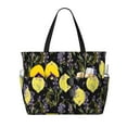 thumbnail image 1 of Honeii Lavender Flowers for Tote Bag with Adjustable Strap,Beach Bag, Waterproof Sandproof Beach Tote Bag, Large Capacity Foldable Beach Bags, 1 of 7