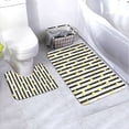 thumbnail image 1 of Honeii Lemon_1 Pattern Bathroom Anti-Skid Pad Bathroom Mat Vintage Seamless Pattern Not-Slip Toilet Rug Set, 1 of 6