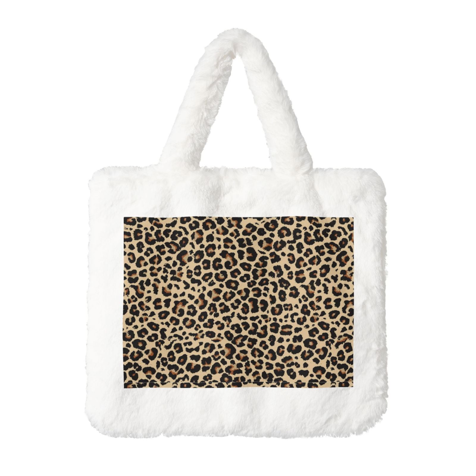 Fluffy Leopard Print Bag