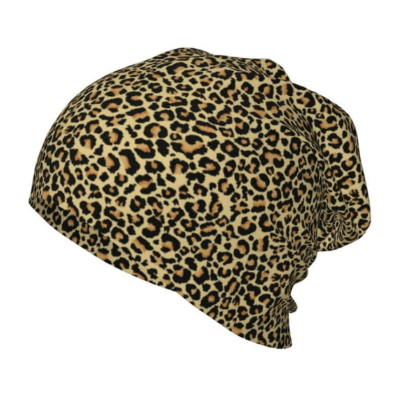 Honeii Leopard1 Print Kids Knit Beanie Watch Hat ,Knit Cap for Boys and Girls