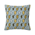 thumbnail image 1 of Honeii Lightning Bolts Print Throw Pillow, Square Decorative Pillow Forms Soft Fluffy Plump Pillow Decorative Pillow Inserts,Couch Pillows-24"x24", 1 of 7