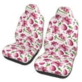 thumbnail image 1 of Honeii Lilies Flowers Print Car Seat Covers 2 Pieces, Full Set Universal Seat Covers for Cars, Waterproof Auto Seat Protectors, 1 of 7