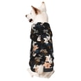 thumbnail image 1 of Honeii Lilies Flowers Print Small Dog Hoodies Pet Hooded Sweatshirts Fall Winter Puppy Cat Sweaters Warm Clothes for Small Dogs Outfits Costume-XX-Large, 1 of 7