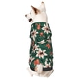 thumbnail image 1 of Honeii Lilies Flowers Print Small Dog Hoodies Pet Hooded Sweatshirts Fall Winter Puppy Cat Sweaters Warm Clothes for Small Dogs Outfits Costume-Large, 1 of 7