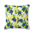 thumbnail image 1 of Honeii Lilies Flowers Print Throw Pillow, Square Decorative Pillow Forms Soft Fluffy Plump Pillow Decorative Pillow Inserts,Couch Pillows-22"x22", 1 of 7