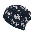 thumbnail image 1 of Honeii Lilies Flowers Print Winter Beanie Daily Hat - Thermal Polar Fleece Ski Running Hat Skull Cap for Men and Women,Beanie, 1 of 8