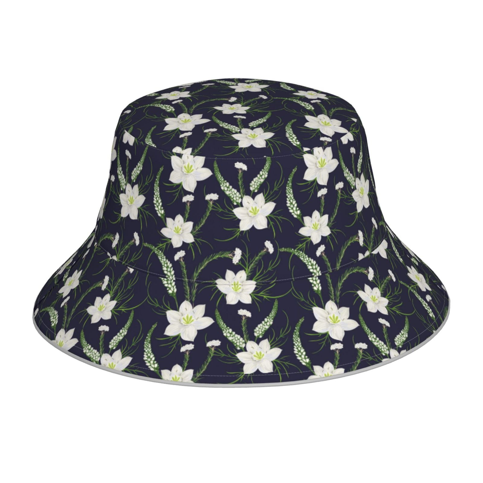 Honeii Lilies Flowers for Unisex Bucket Hat Waterproof Rain Hat ...