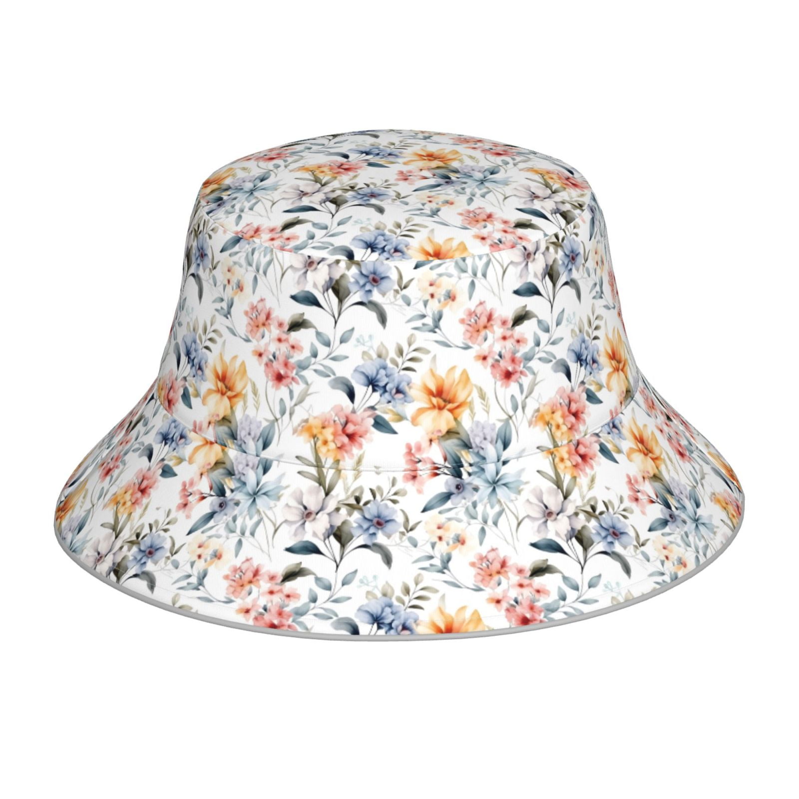 Honeii Lilies Flowers for Unisex Bucket Hat Waterproof Rain Hat ...