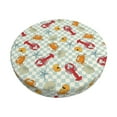 thumbnail image 1 of Honeii Lobster Sea Shell Bar Stool Covers – Perfect Fit for 12" to 14" Round Stools, Crease-Resistant, Stretchy, Washable & Dustproof Seat Slipcovers-13 inch, 1 of 7