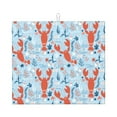 thumbnail image 1 of Honeii Lobsters for Dish Drying Mat for Kitchen Counter, Non-slip Rubber Backed, Hide Stain Kitchen Super Absorbent Draining Mat, Dish Rack Pad, 1 of 8