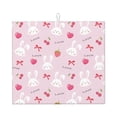 thumbnail image 1 of Honeii Love Rabbit for Dish Drying Mat for Kitchen Counter, Non-slip Rubber Backed, Hide Stain Kitchen Super Absorbent Draining Mat, Dish Rack Pad, 1 of 1