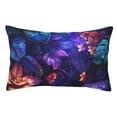thumbnail image 1 of Honeii Magic Colorful Forest Leaves Print Pillow Cases,Plush Throw Pillow Covers,Decorative Pillowcase for Sofa, Couch, Living Room-16"x24", 1 of 6