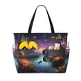 thumbnail image 1 of Honeii Magical Bees Twilight River for Tote Bag with Adjustable Strap,Beach Bag, Waterproof Sandproof Beach Tote Bag, Large Capacity Foldable Beach Bags, 1 of 7
