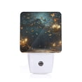 thumbnail image 1 of Honeii Magical Library Butterfly Night Print LED Night Light with Light Sensor, Night Lights Plug Into Wall,Ideal for Bedrooms and Hallways-EU, 1 of 7