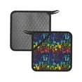 thumbnail image 1 of Honeii Magical Mushrooms and Flowers for Silicone Trivets for Hot Pots and Pans -Trivet Mat - Heat Resistant Silicone Trivet - Hot Plate Mats, 1 of 8