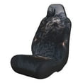 Honeii Majestic Black Yak for Car Seat Covers Full Set, Seat Covers for
