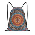 thumbnail image 1 of Honeii Mandala Print Drawstring Backpack,Drawstring Bags String Backpack Gym Cinch Sack Backpack Sport Bag Draw-Small, 1 of 6