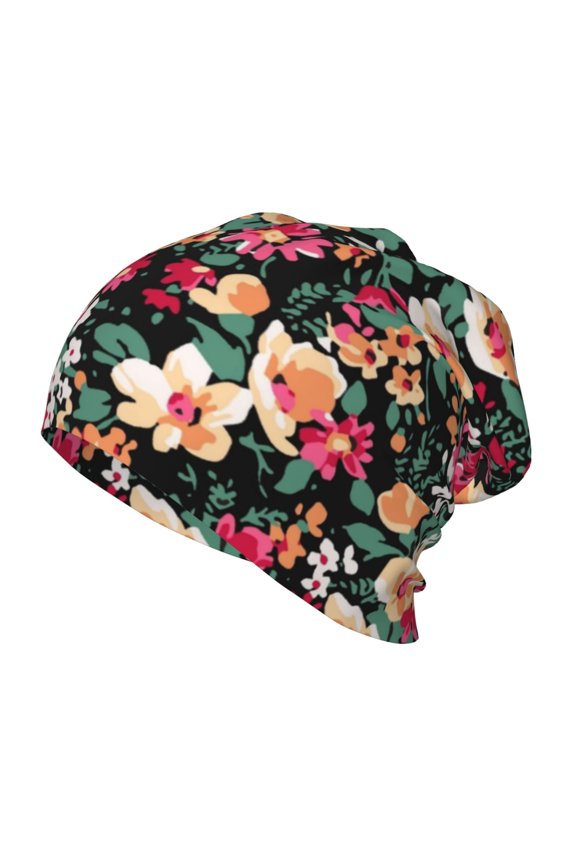 Many Kind Of Flowers Print Kids Knit Beanie Watch Hat ,Knit Cap for Boys and Girls