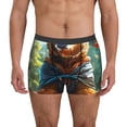 thumbnail image 1 of Honeii Maple Meditating Bear Men's Underwear Boxer Briefs Pack, ComfortSoft Boxer Brief for Men, Moisture-Wicking Breathable-Medium, 1 of 5