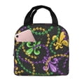 thumbnail image 1 of Honeii Mardi Gras6 Print Lunch Bag Women, Lunch Box Lunch Bag for Women Adult Men, Small Leakproof Cute Lunch Tote Large Capacity Reusable, 1 of 8