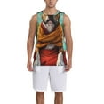 thumbnail image 1 of Honeii Meditating French Bulldog print basktball shirt for men and women, Unisex basketball jersey for Theme party-Large, 1 of 6