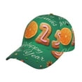 thumbnail image 1 of Honeii Merry Christmas 2025 Print Hat, Women's Baseball Hat Unisex Fit, Baseball Cap,Adjustable One Size, 1 of 6