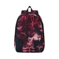 thumbnail image 1 of Honeii Mesmerizing Pink Jellyfish Print Canvas College Laptop Backpack, Durable Rucksack Travel Notebook Bag School Backpack Book Bag for Men Women-Small, 1 of 7