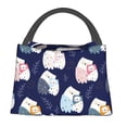 thumbnail image 1 of Honeii Mom And Baby Owls Print Cooler Bag Insulated, Large Leakproof Soft Sided Portable Cooler Bag,Lunch Box Lunch Bag, 1 of 6