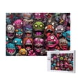 thumbnail image 1 of Honeii Monstrous Cartoon Characters Pattern 1000 Piece Puzzles for Adults, Jigsaw Puzzles, 1 of 9
