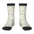thumbnail image 1 of Honeii Moon And Rabbit Print Children's Colorful Socks,Unisex Kids and Toddlers' Cushioned Sock,Kids Athletic Crew Socks,for Everyday Wear and Sports, 1 of 5