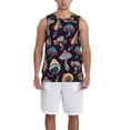 thumbnail image 1 of Honeii Mushroom Doodle print basktball shirt for men and women, Unisex basketball jersey for Theme party-Large, 1 of 6