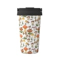 thumbnail image 1 of Honeii Mushrooms Print Travel Coffee Mug Insulated Coffee Cup with Leakproof Lid, Coffee Tumbler, Reusable Coffee Cups with Seal Lid, 1 of 8